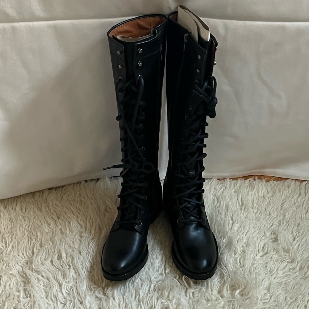 FRYE Women's Melissa Tall Lace Boot Size 6